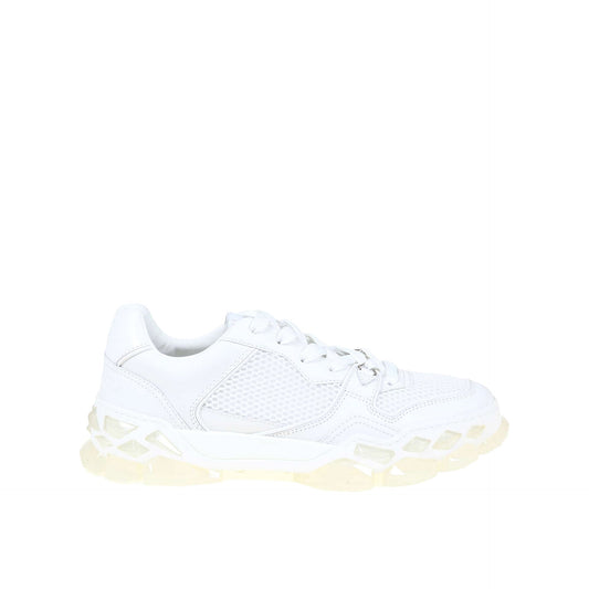 Jimmy Choo - Sneakers in pelle con diamanti