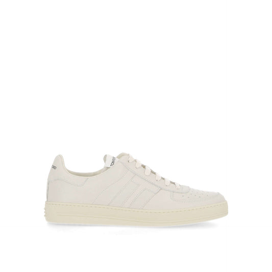 Tom Ford Leather Logo Sneakers